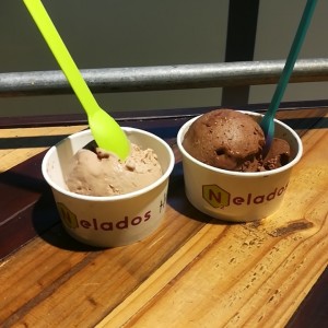 helado de nutella y chocolate