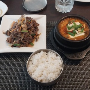 Combos - Kimchi Jjigae & Bulgogi