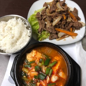 Sundubu jjigae & Bulgogi