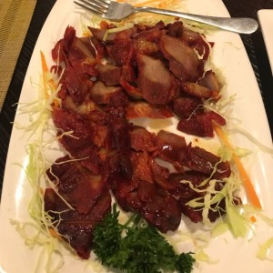 Puerco asado en salsa de miel