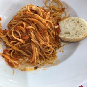 spaghetti arrabiata