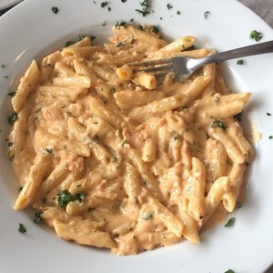 penne salmone