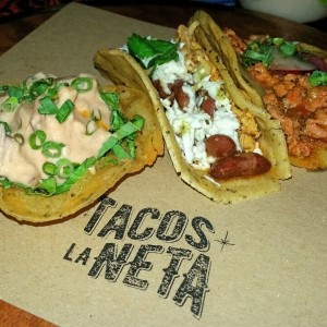 variedad de tacos 