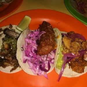 variedad de tacos