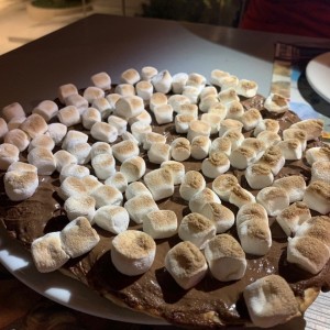 Pizza de nutella 