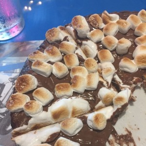 pizza de nutella con malva