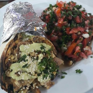 shawarma misxto con tabule 