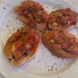 Entradas - Bruschetta de Tomate