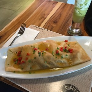 Crepe de pollo Thai