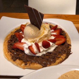 Waffle de Nutella