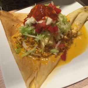 Crepe de pollo mexicano