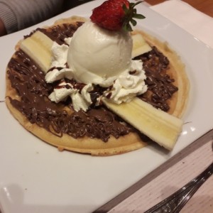 Waffle de Nutella