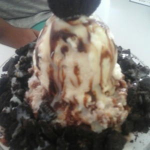 bingsu de oreo