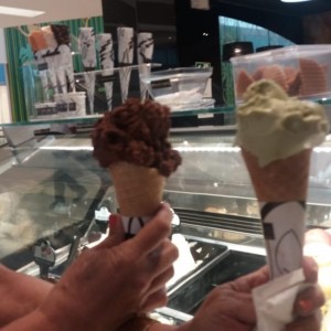 Helado de Pistacho y ferrero