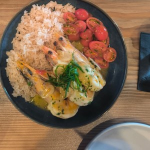 Arroz con langostinos