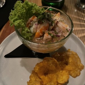 Entradas - Ceviche de Camarón