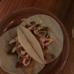 taco de chicharron