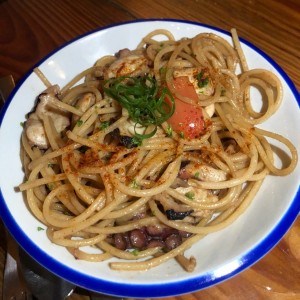 pasta con pulpo