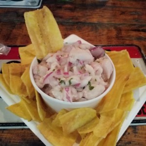 ceviche corvina morada 