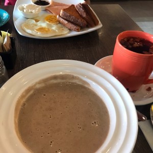 Bowl de avena con leche de Almedras