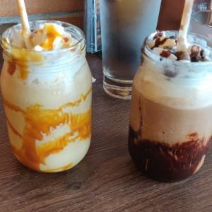 Frappe Caramel y Frappe Choco