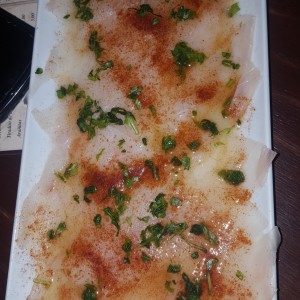 Tiradito de corvina