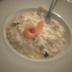 risotto de salmon