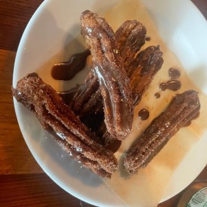 CHURROS DE CHOCOLATE