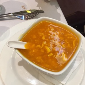 sopa de maiz y pollo