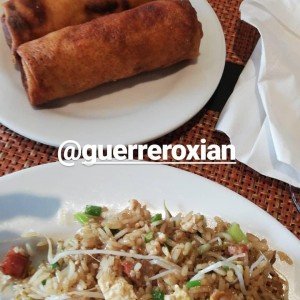 arroz y lumpias