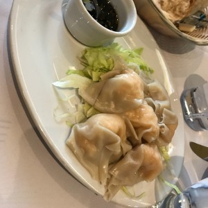 dumplings de camaron