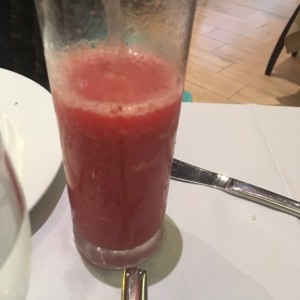 licuado de fresa 