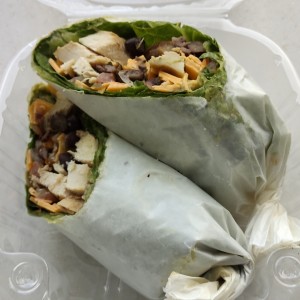 Wrap Mexicano, envuelto en lechuga