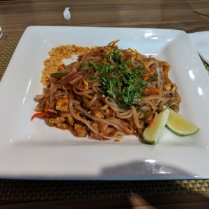 Pad Thai de vegetales.