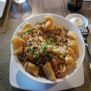 Chaufa de mariscos 