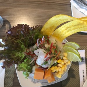 ceviche de pescado 