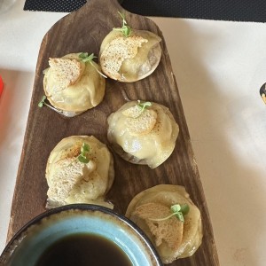 Dumplings de sopa de cebolla