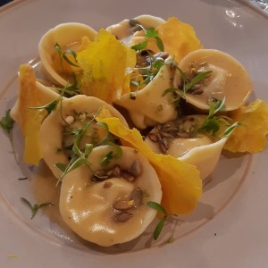 Raviolo de zapallo