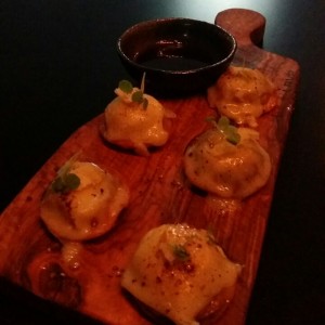 Dumplings de sopa de cebolla