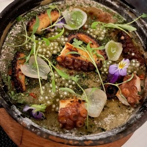 Pulpo y Tapioca