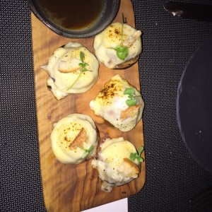 Dumplings de sopa de cebolla