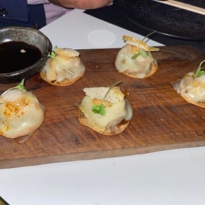 Dumplings de Sopa de Cebolla