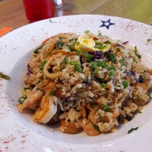 arroz thai de mariscos