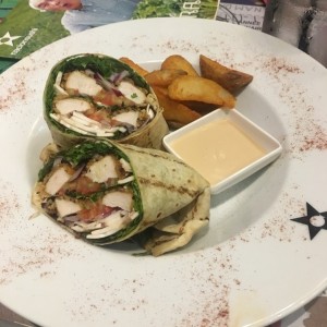 wrap de pollo