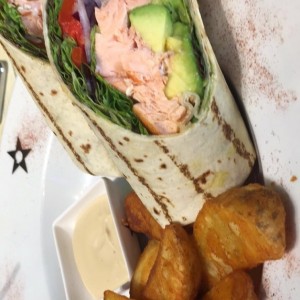 Wrap de salmon