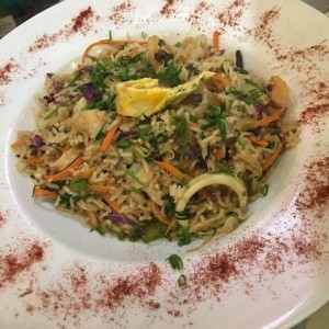 Nasi goreng de mariscos