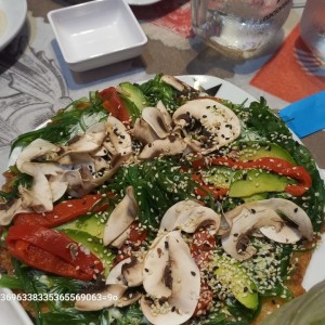 Pizza de Sushi de Vegetales