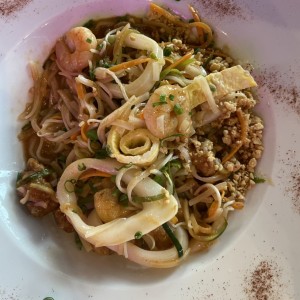 Phad Thai de Mariscos