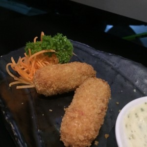 croquetas de cangrejo