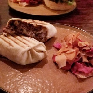 Hawaiian BBQ chicken wrap